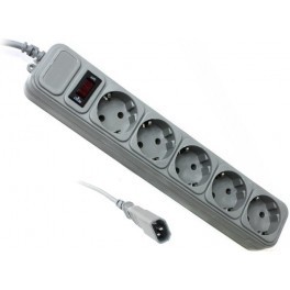 Сетевой фильтр PowerCube SPG5-PС-10 3m, 5 р Grey