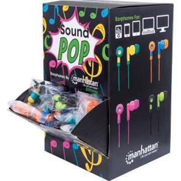 Навушники Manhattan SoundPOP Earphone Countertop Display/Dispenser