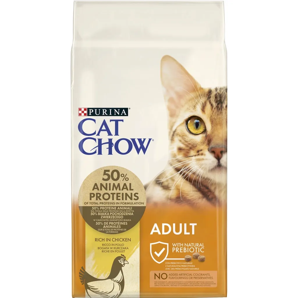 Сухий корм для котів Purina Cat Chow Adult з куркою 15 кг (5997204514127)
