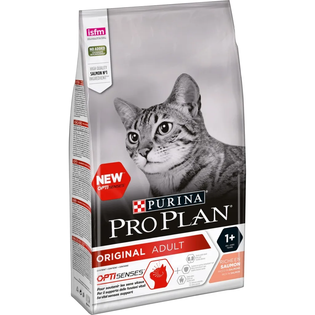 Сухой корм для кошек Purina Pro Plan Original Adult 1+ с лососем 1.5 кг (7613036508193)