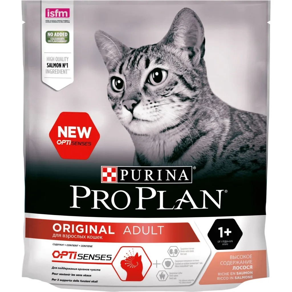 Сухий корм для котів Purina Pro Plan Original з лососем 400 г (7613036545037)