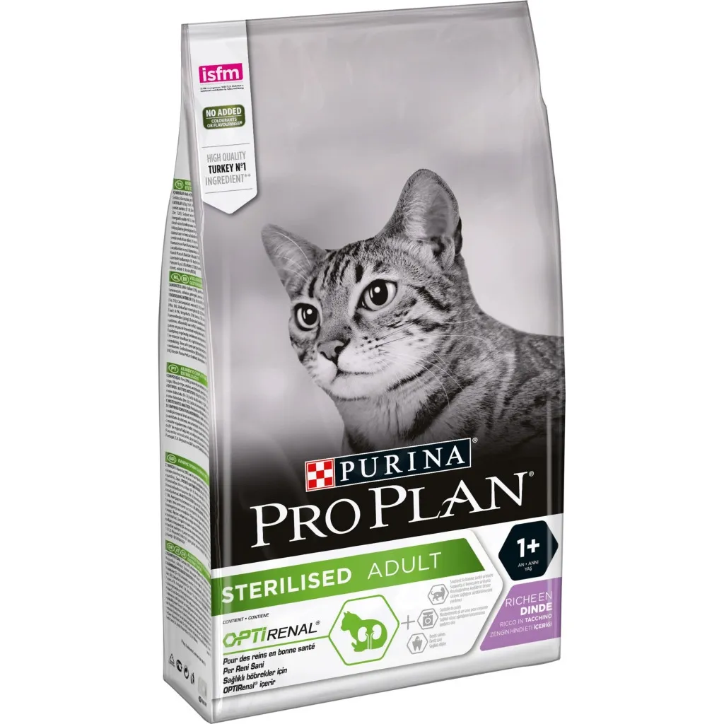 Сухий корм для котів Purina Pro Plan Sterilised Adult 1+ з індичкою 1.5 кг (7613033566592)