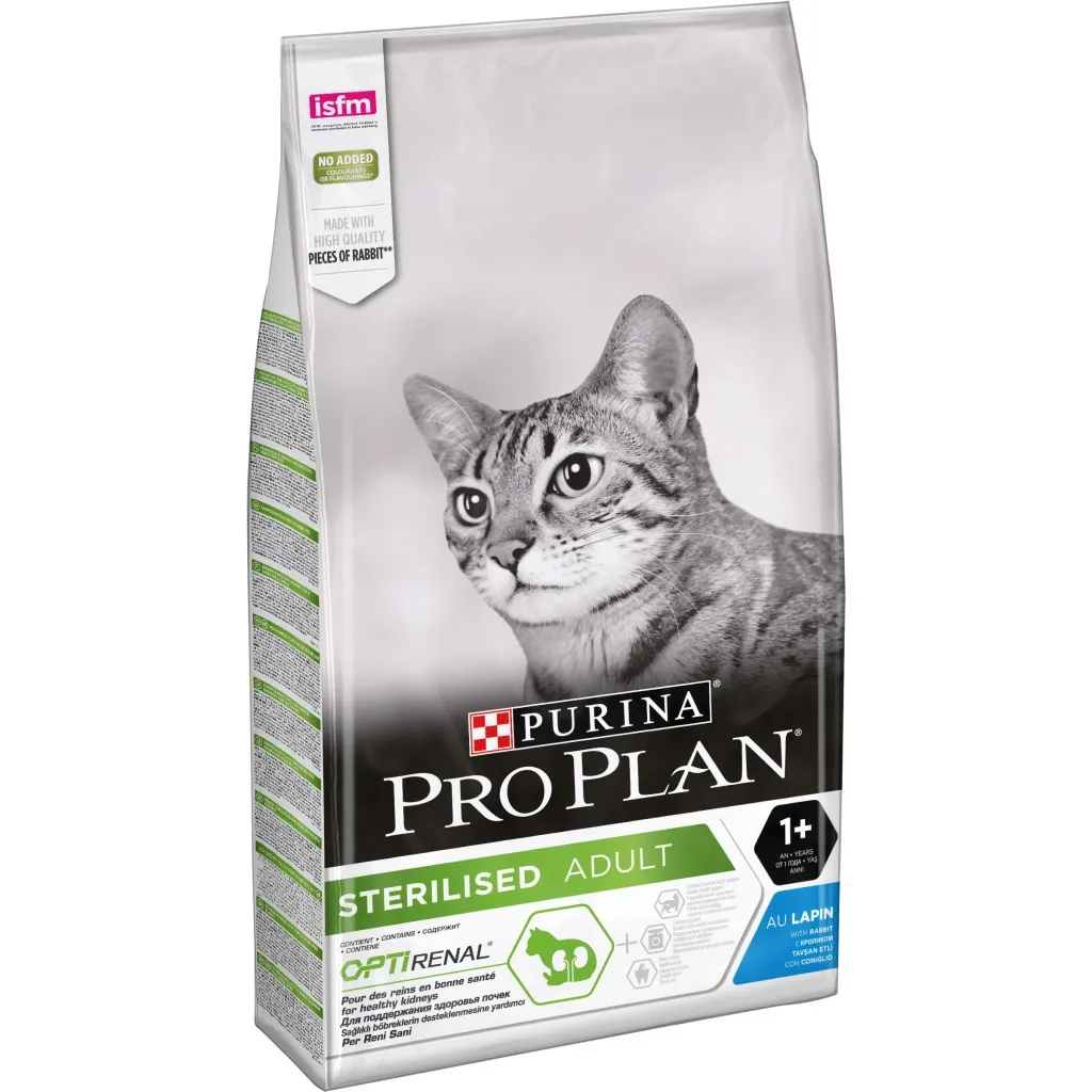 Сухий корм для котів Purina Pro Plan Sterilised із кроликом 10 кг (7613033566486)