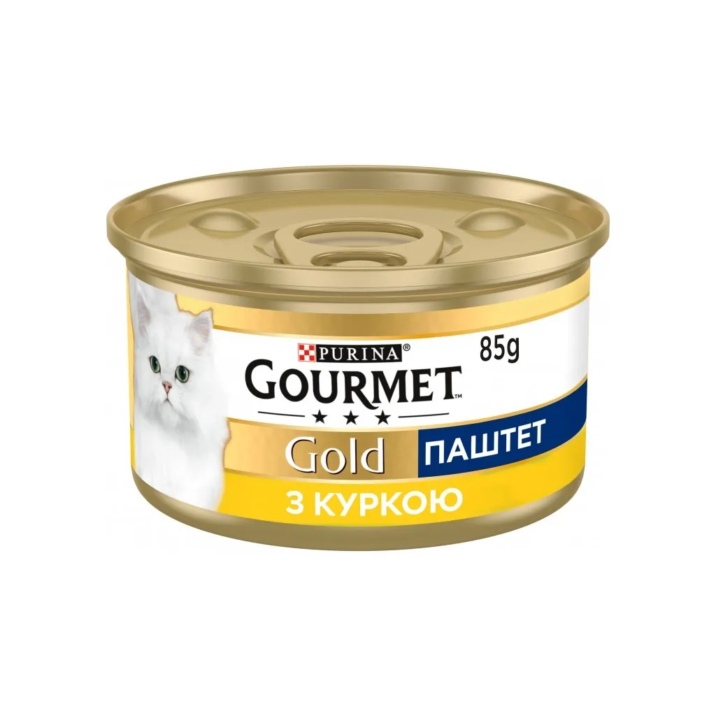 Паштет для котів Purina Gourmet Gold. З куркою 85 г (7613031381494)