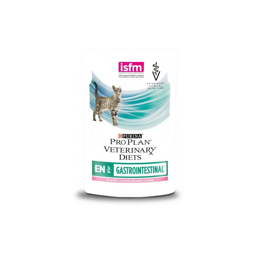 Влажный корм для кошек Purina Pro Plan Veterinary Diets с заболеваниями желудочно-кишечного тракта. С лососем 10x (7613035983359)
