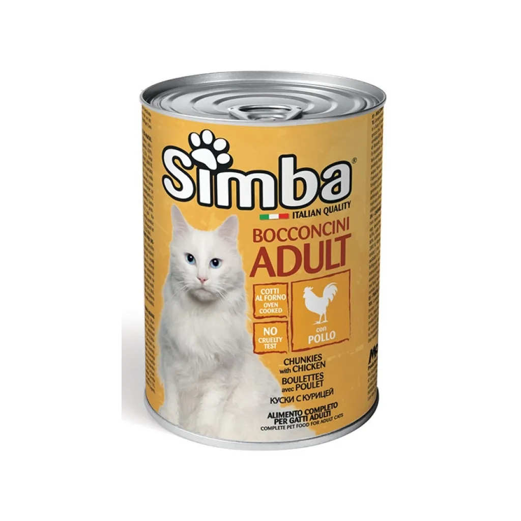 Консерва для котів Simba Cat Wet курка 415 г (8009470009072)