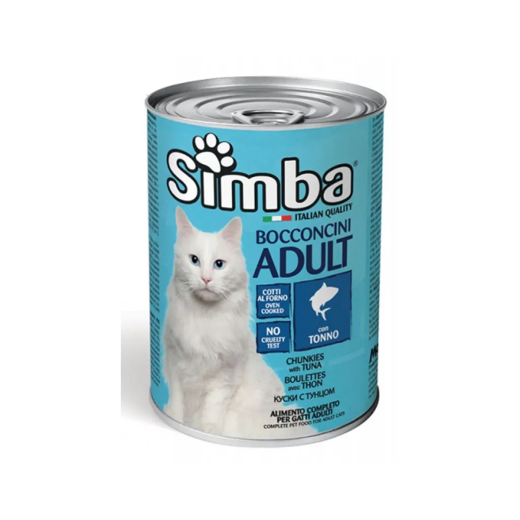 Консерва для кошек Simba Cat Wet тунец 415 г (8009470009096)