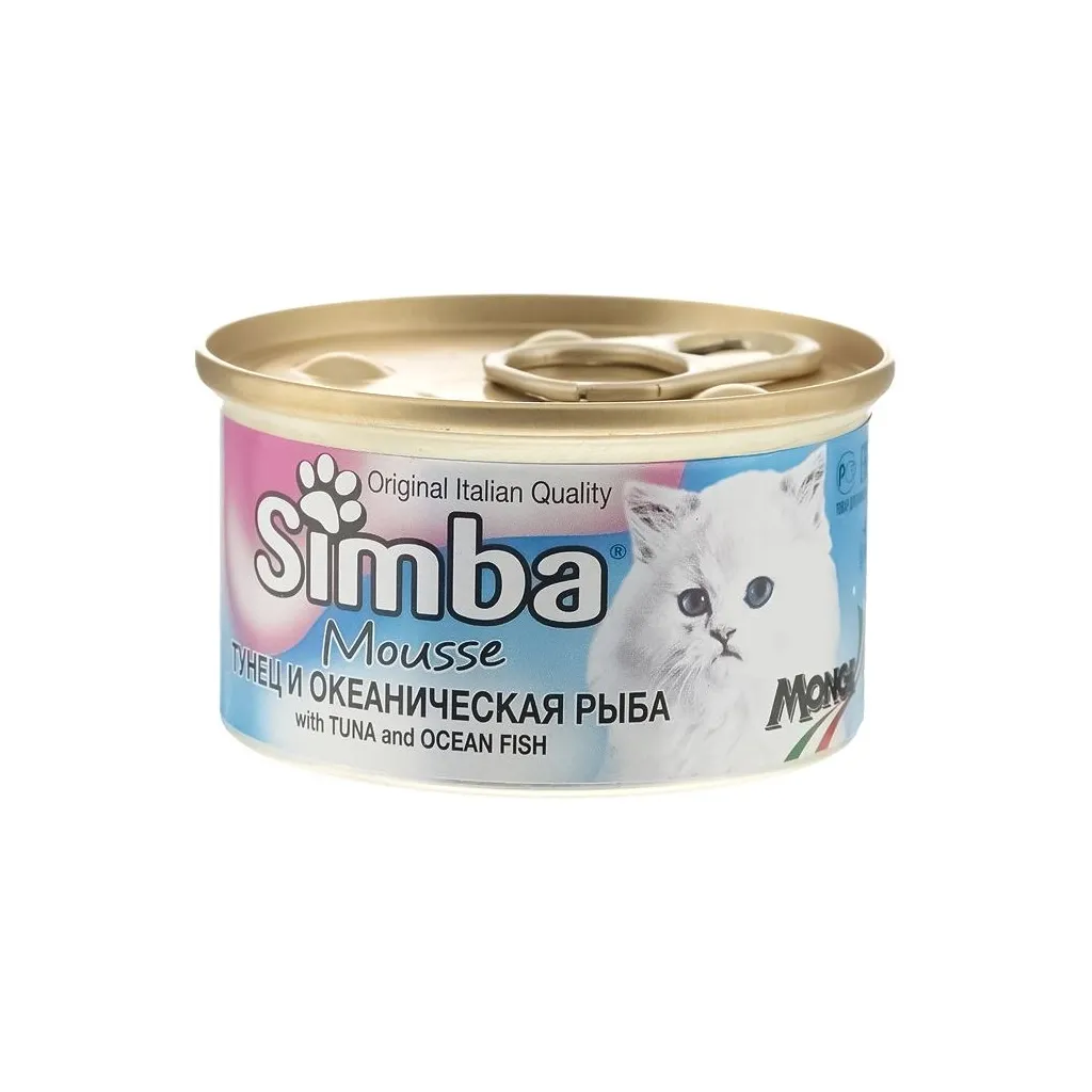 Консерва для котів Simba Cat Wet тунець і океанічна риба 85 г (8009470009423)