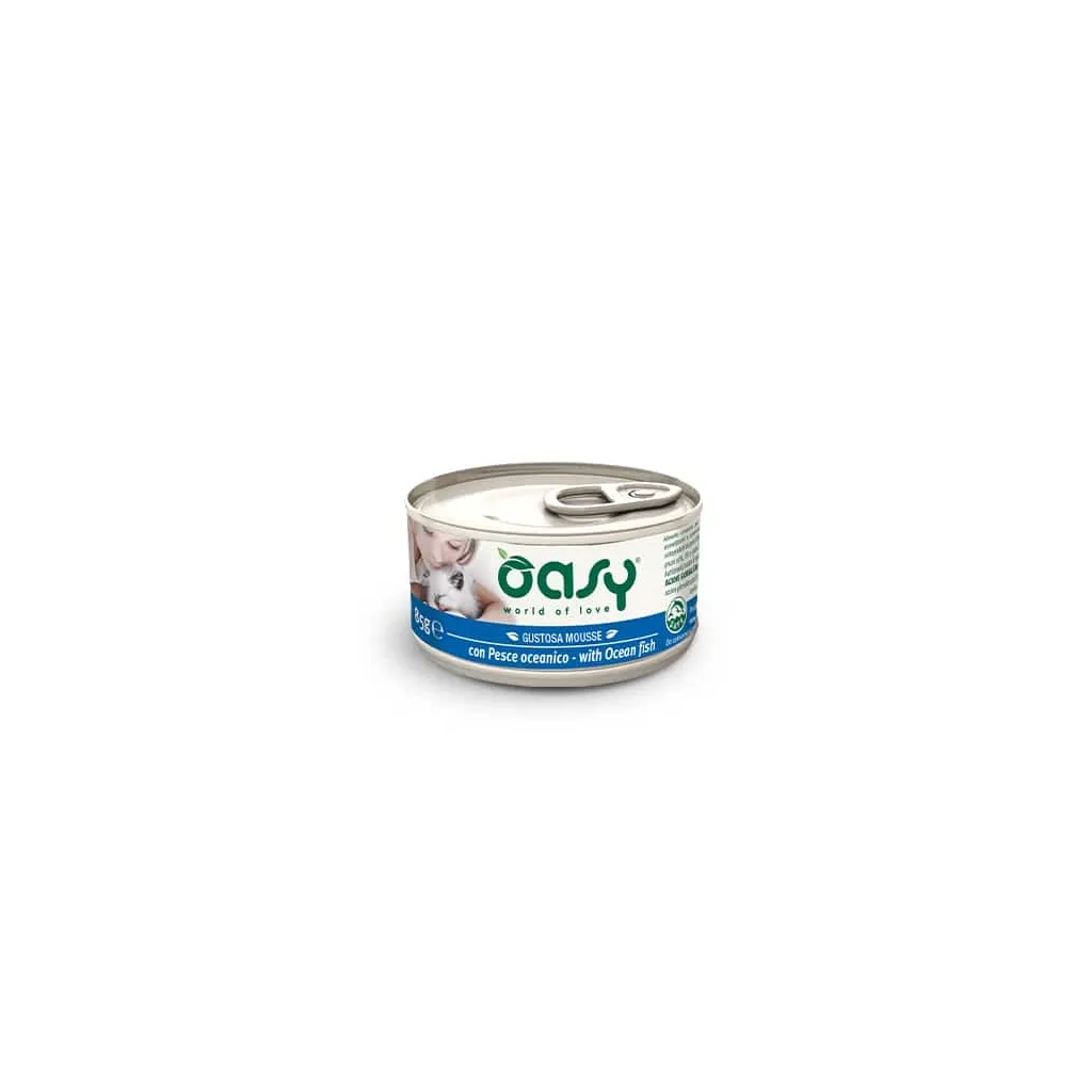 Консерва для кошек OASY Океаническая рыба 85 г (8053017342917)