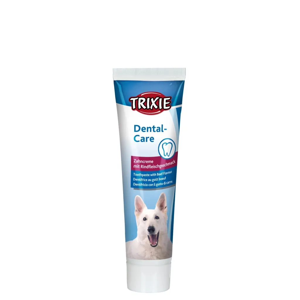Зубная паста для животных Trixie со вкусом мяса собак 100 гр (4011905025452)