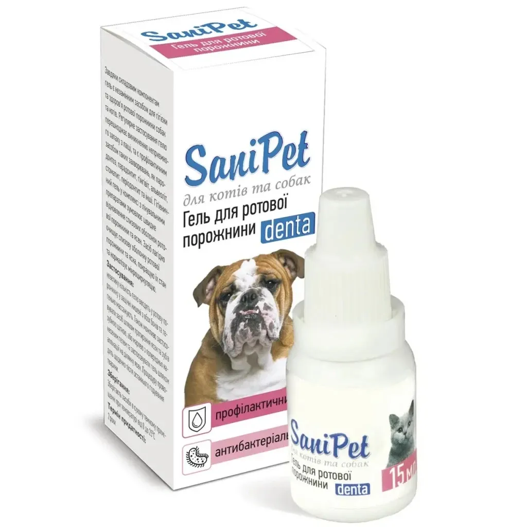 Капля для животных ProVET SaniPet уход за полостью рта кошек и собак 15 мл (4820150200626)