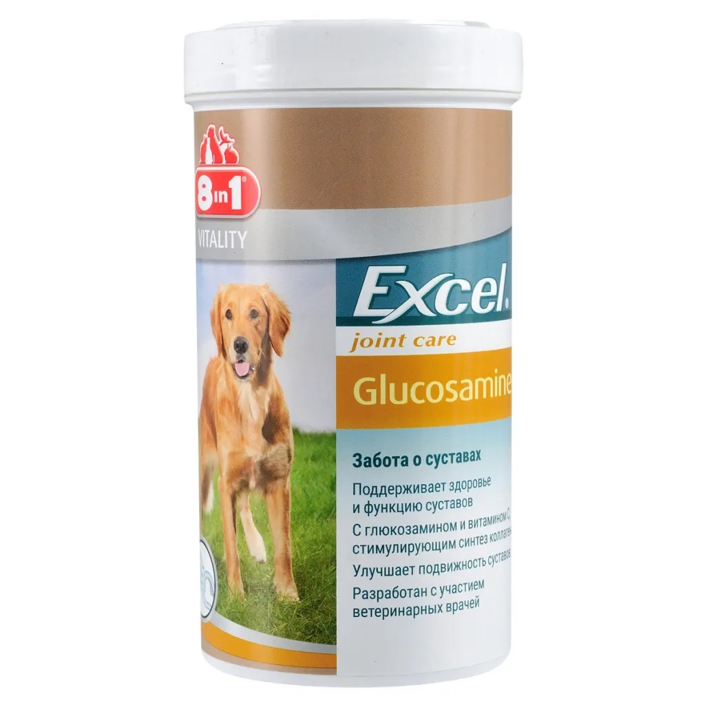 Витамин для собак 8in1 Excel Glucosamine таблетки 110 шт (4048422121596)