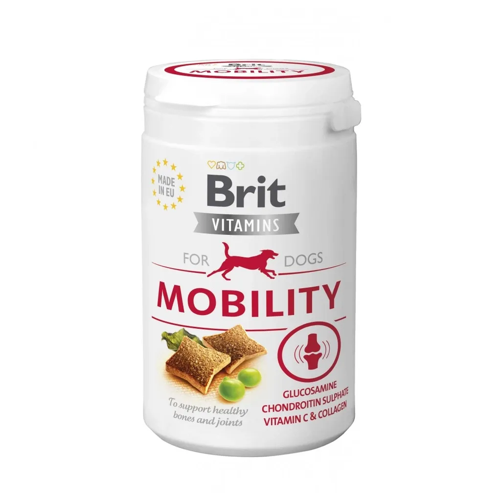 Витамин для собак Brit Vitamins Mobility суставов 150 г (8595602562480)