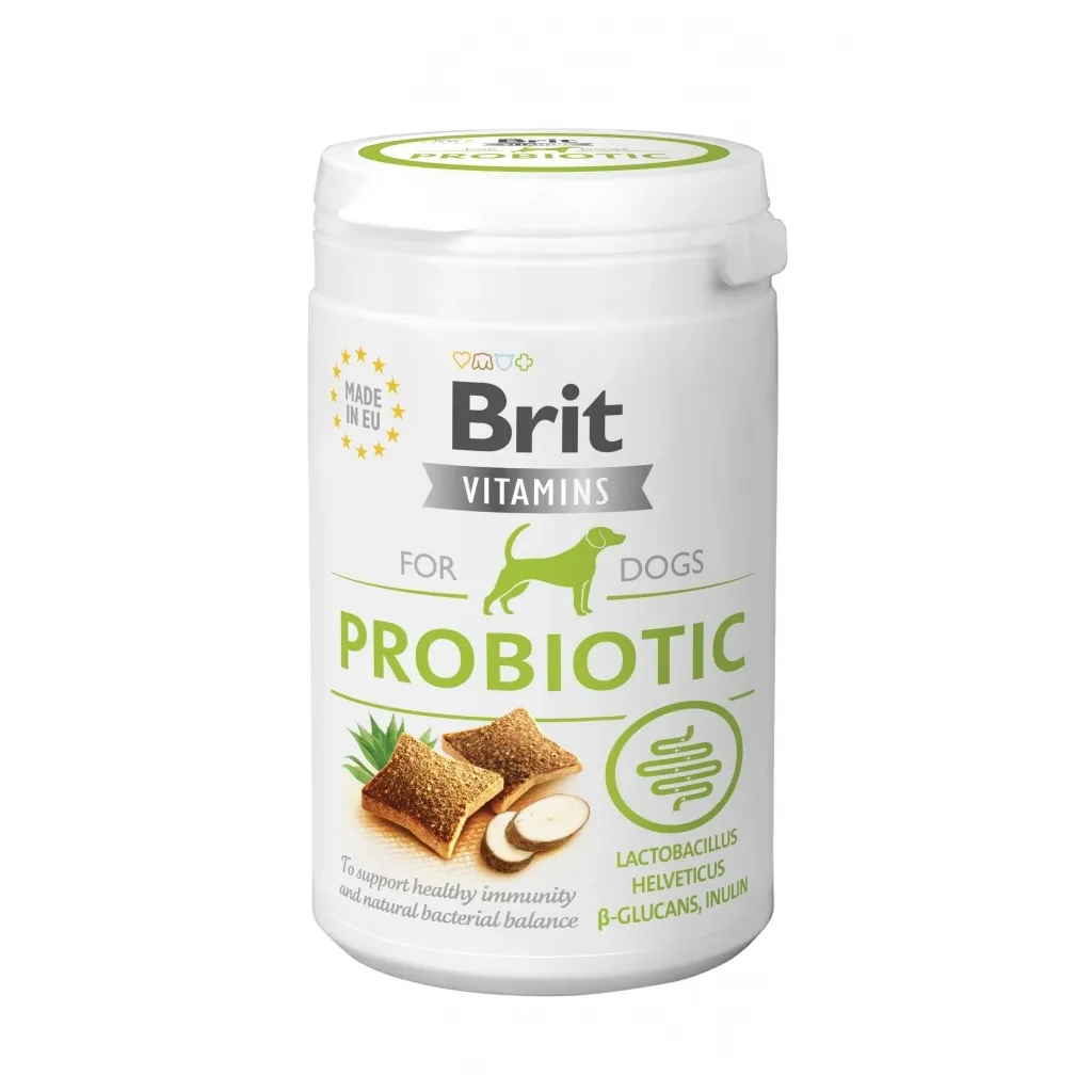 Вітамін для собак Brit Vitamins Probiotic з пробіотиками 150 г (8595602562534)