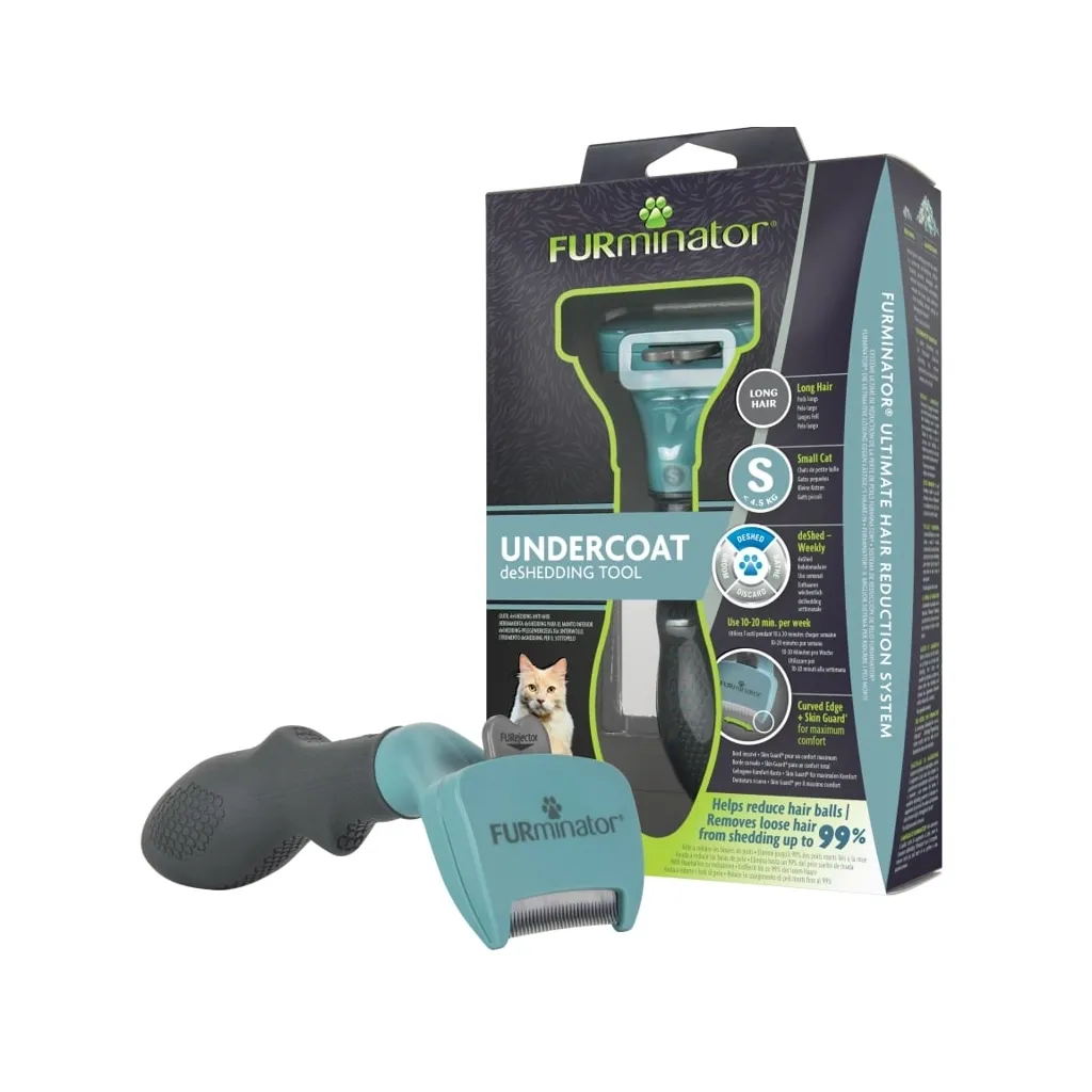Фурминатор для животных FURminator кошек с длинной шерстью размер S (4048422141228)