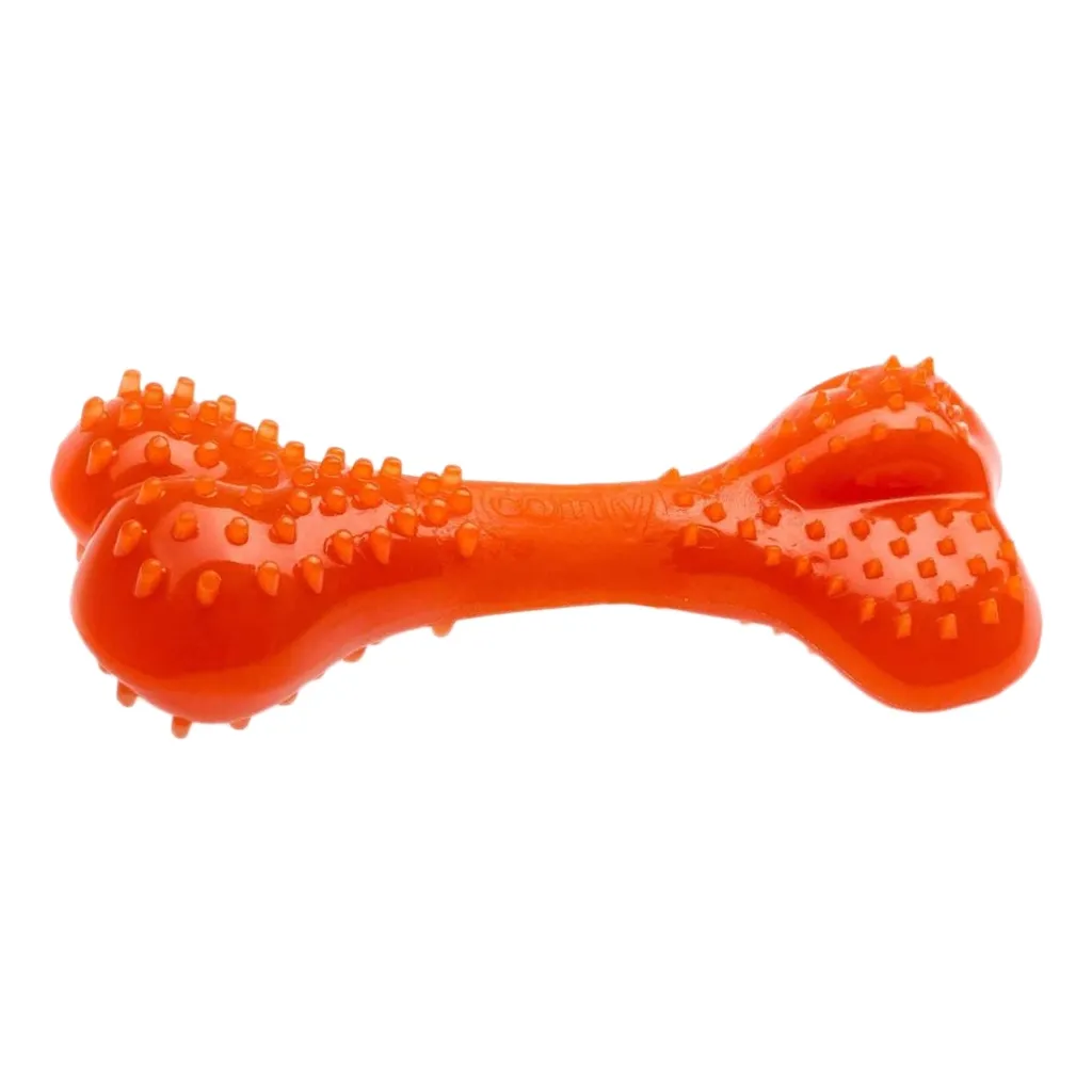 Іграшка для собак Comfy Mint Dental Bone кістка 12.5 см жовтогаряча (5905546192965)