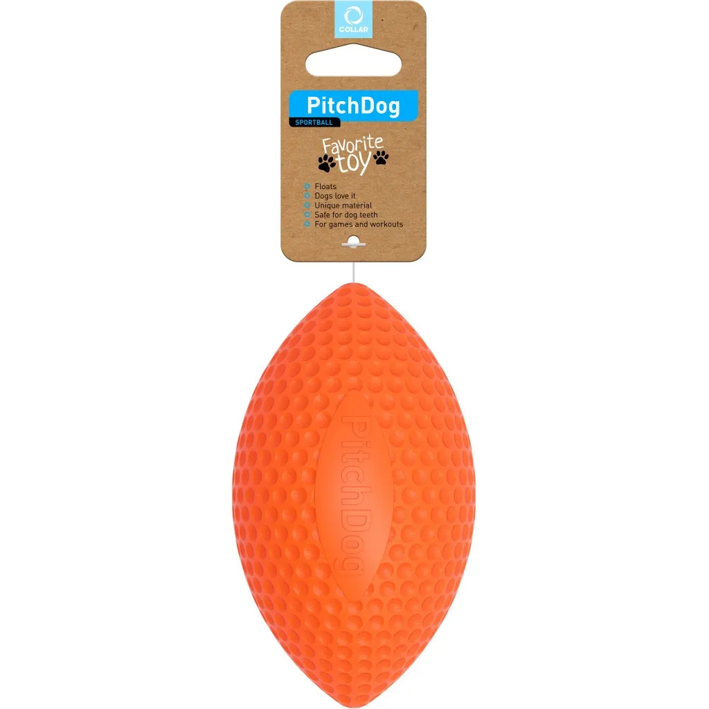 Іграшка для собак Collar PitchDog м'яч апорту d:9 см помаранчевий (62414)