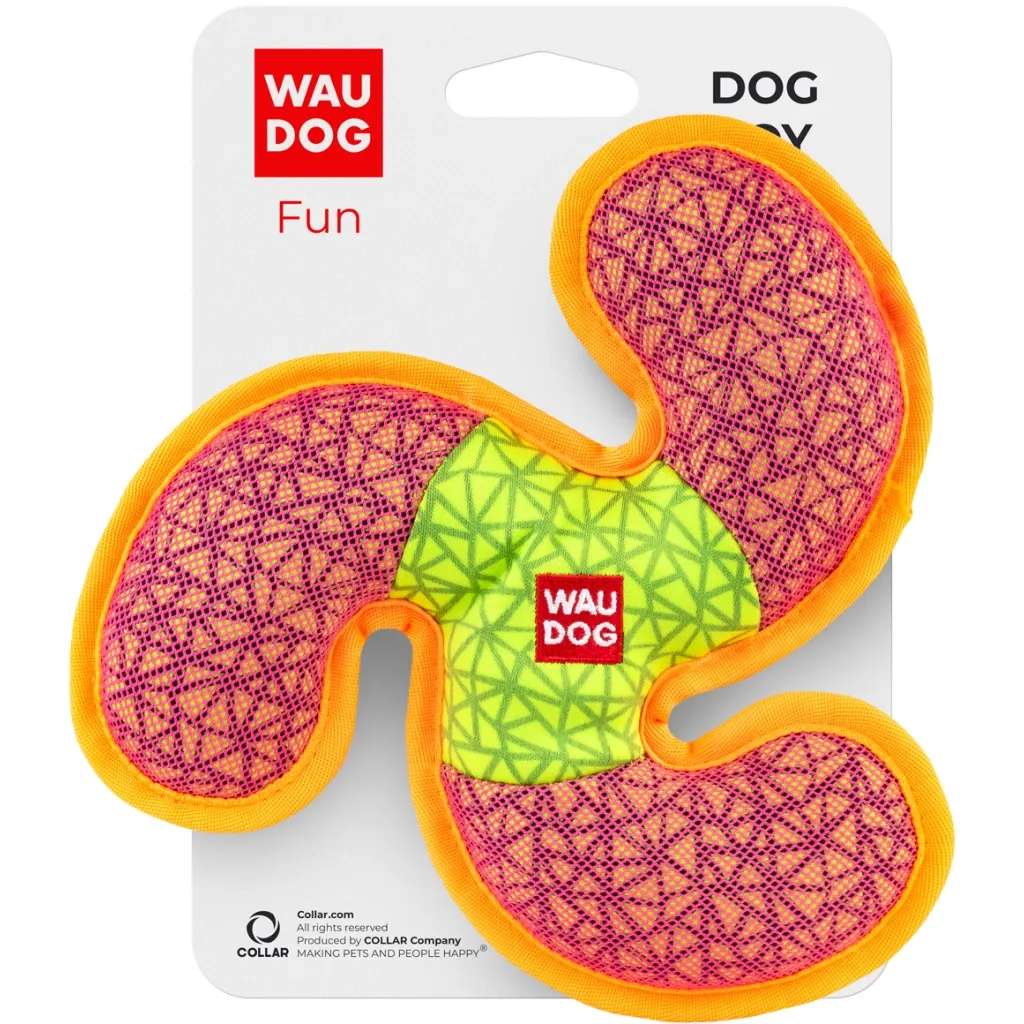 Іграшка для собак WAUDOG Fun Пропелер 21х21 см рожева (62067)