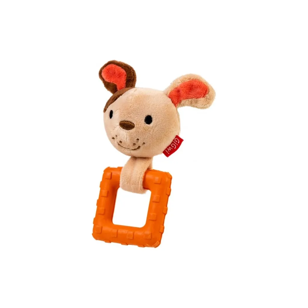 Іграшка для собак GiGwi Suppa Puppa Собачка з пискавкою 15 см (75032)