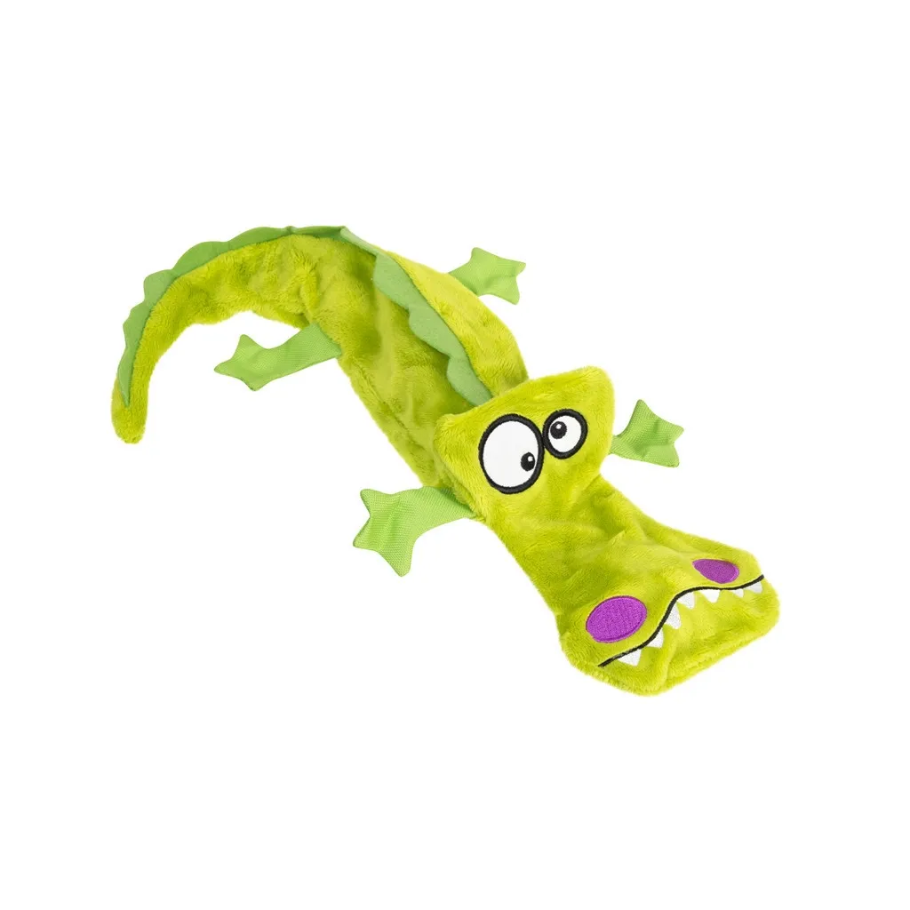 Игрушка для собак GiGwi Plush Крокодил с 4 пищалками 38 см (75021)