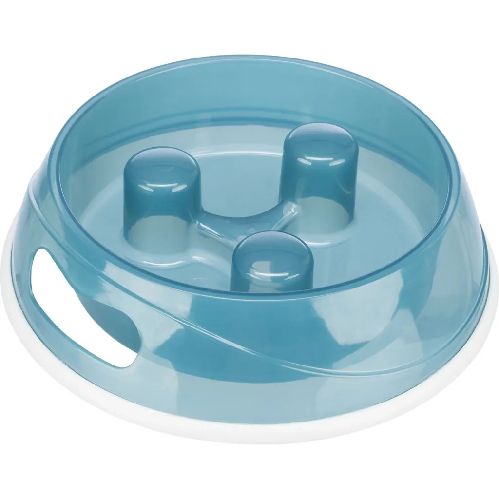 Посуд для собак Trixie Миска повільного годування 1.5 л/27 см (синя) (4011905250335)