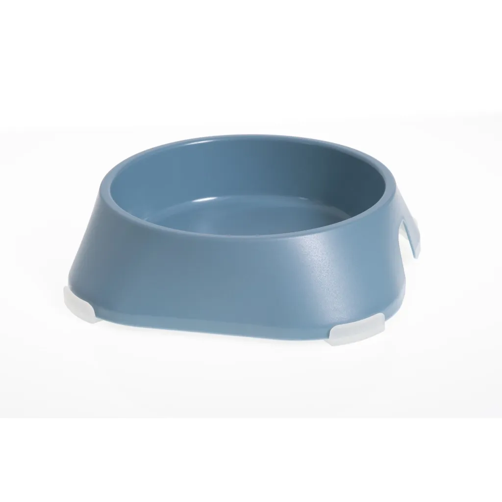 Посуд для собак Fiboo Миска з антиковзаючими накладками L синя (FIB0116)
