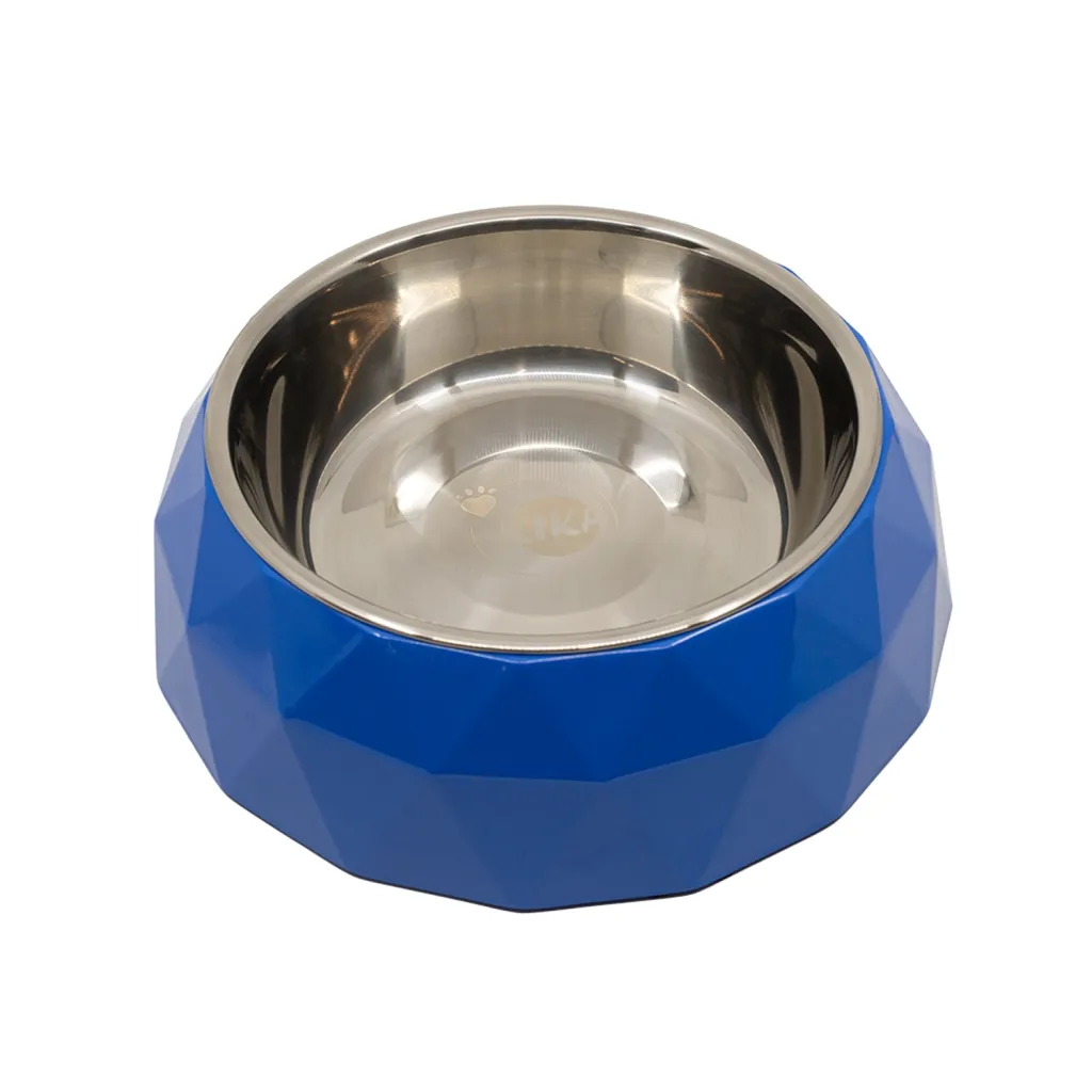 Посуд для собак KIKA Миска Diamond L блакитна (SDML991053LM)