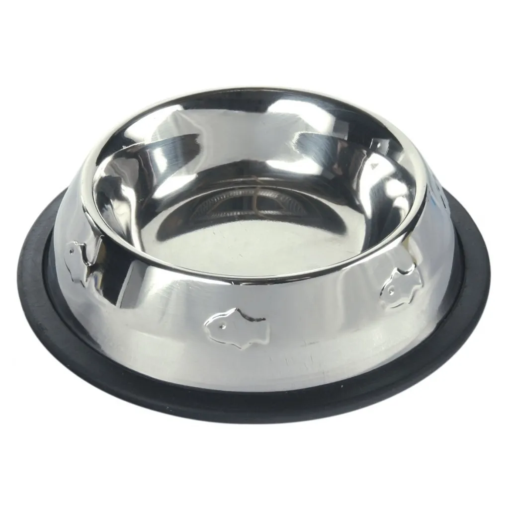 Посуд для котів Trixie Миска металева 200 мл/15 см (4011905248707)