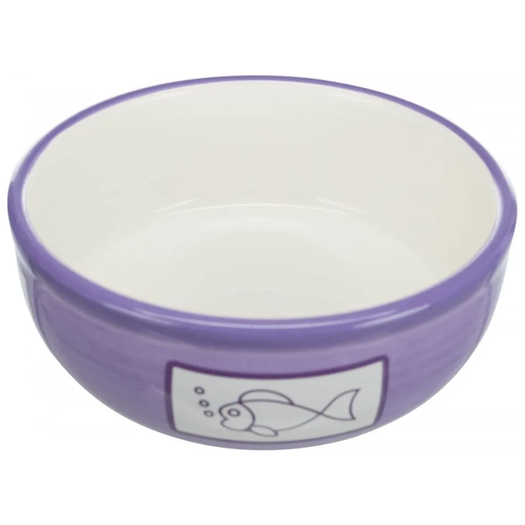 Посуд для котів Trixie Миска керамічна 350 мл/12.5 см (кольори в асортименті) (4011905246581)