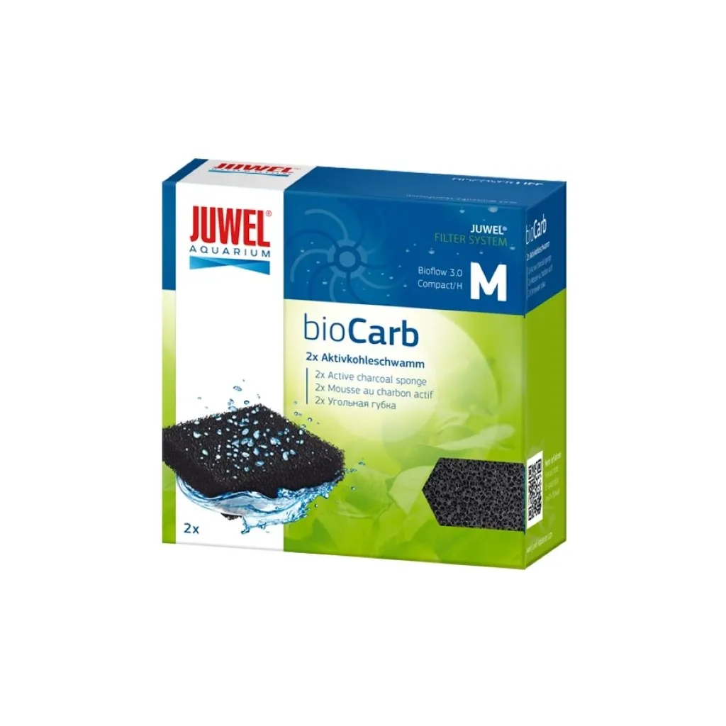 Наполнитель для аквариумного фильтра Juwel bioCarb M 2 шт (4022573880595)