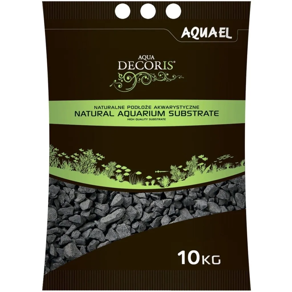 Грунт для аквариума AquaEl базальтовый гравий 10 кг (2-4 мм) черный (5905546307970)