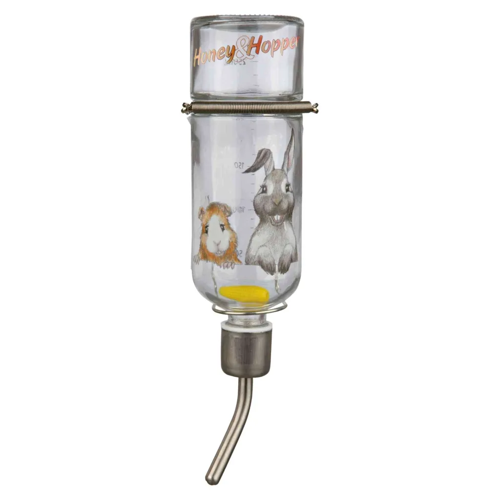 Поилка для грызунов Trixie Honey & Hopper 250 мл (стекло) (4011905604466)