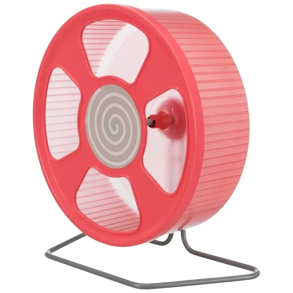 Игрушка для грызунов Trixie Беговое колесо на подставке d:20 см (цвета в ассортименте) (4047974610107)