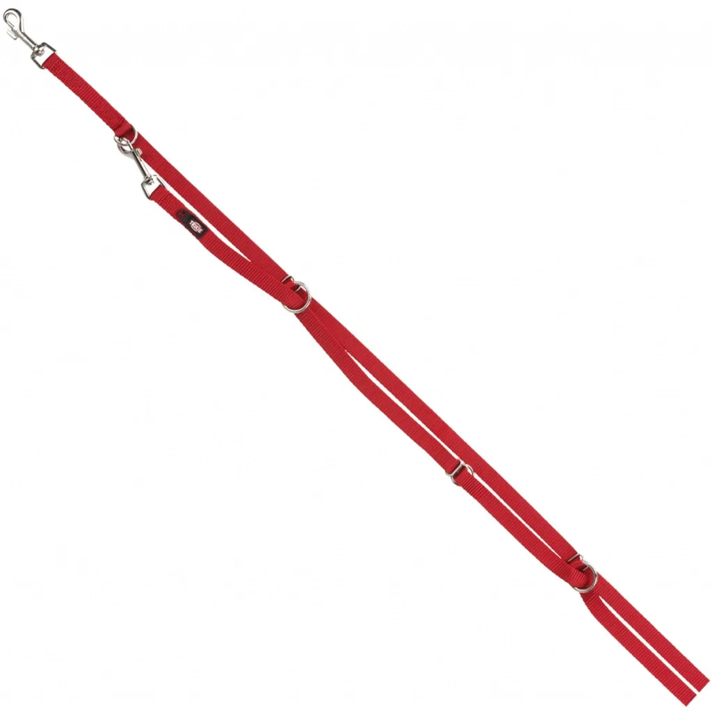 Поводок для собак Trixie Premium длинный XS-S: 3 м/15 мм (красный) (4047974196731)