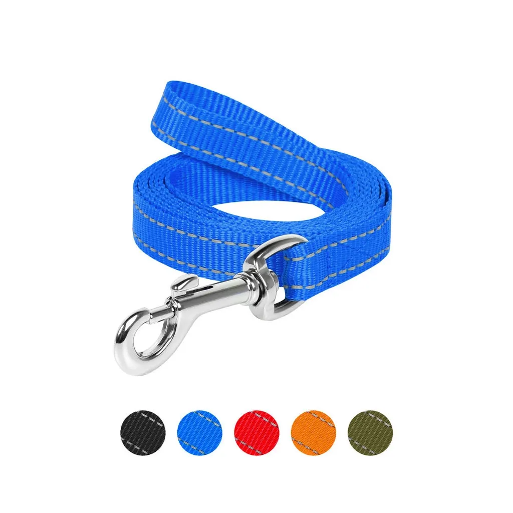 Повідок для собак Dog Extreme з нейлону Ш 14 мм Д 150 см синій (04592)