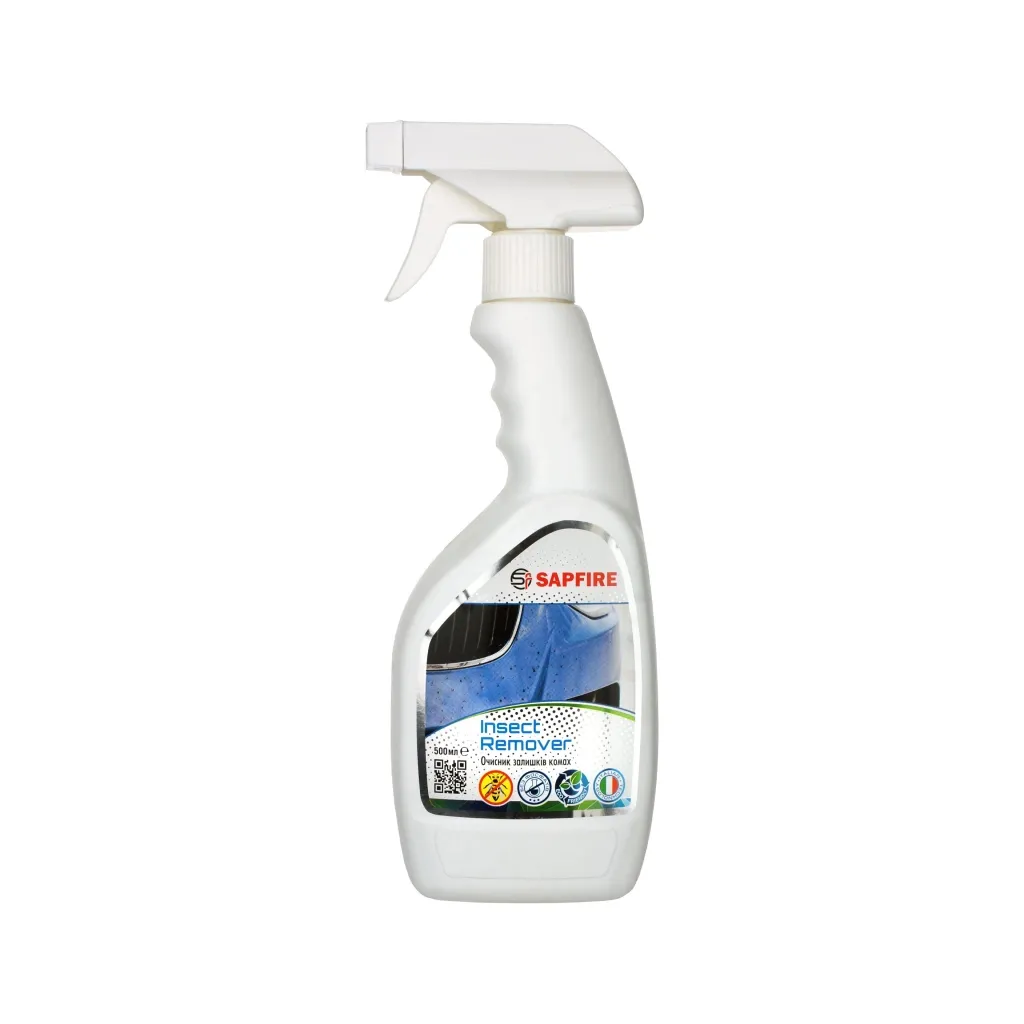 Автомобильный очиститель SAPFIRE Очиститель остатков насекомых Insect Remover 500 мл (750554)