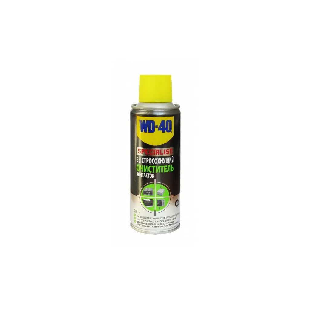 Автомобільний очисник WD-40 контактів SPECIALIST 200ml (124W700247)