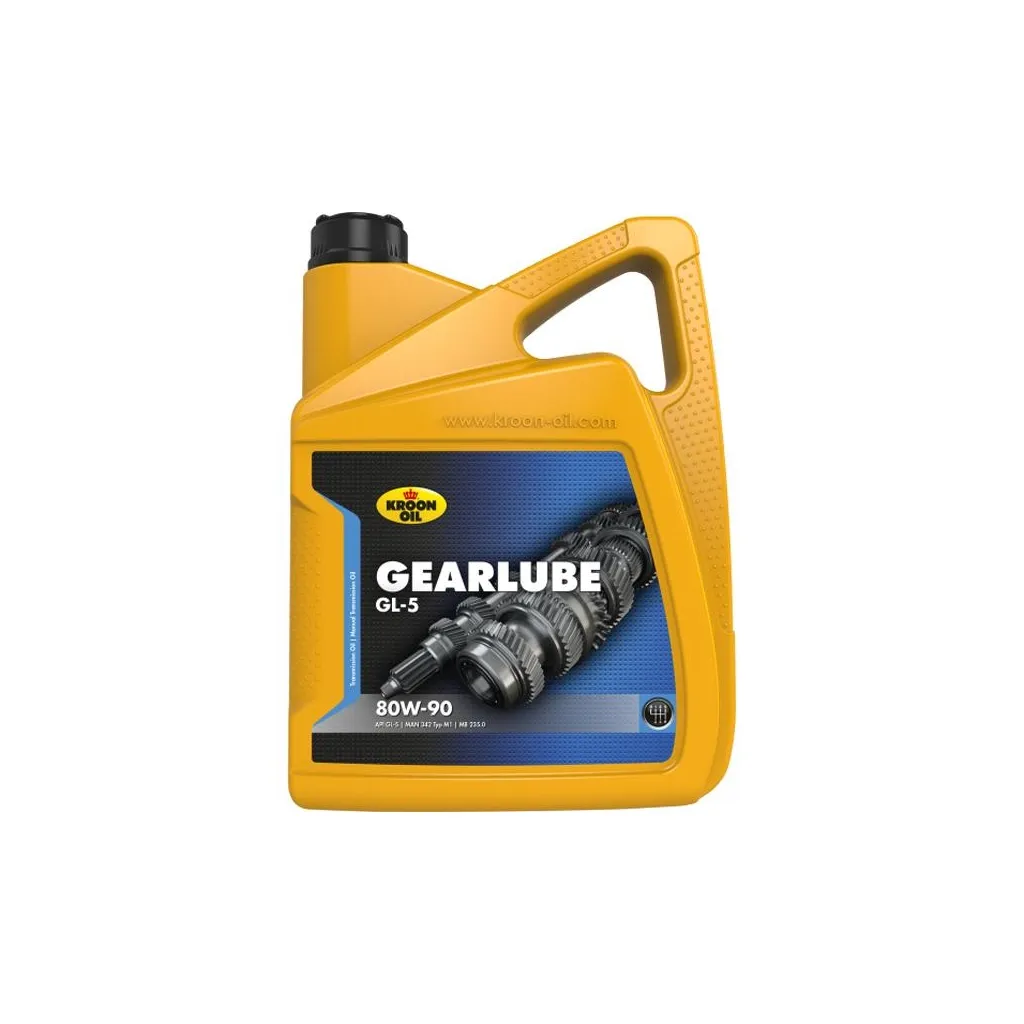 Трансмиссионное масло Kroon-Oil GEARLUBE GL-5 80W-90 5л (KL 01325)