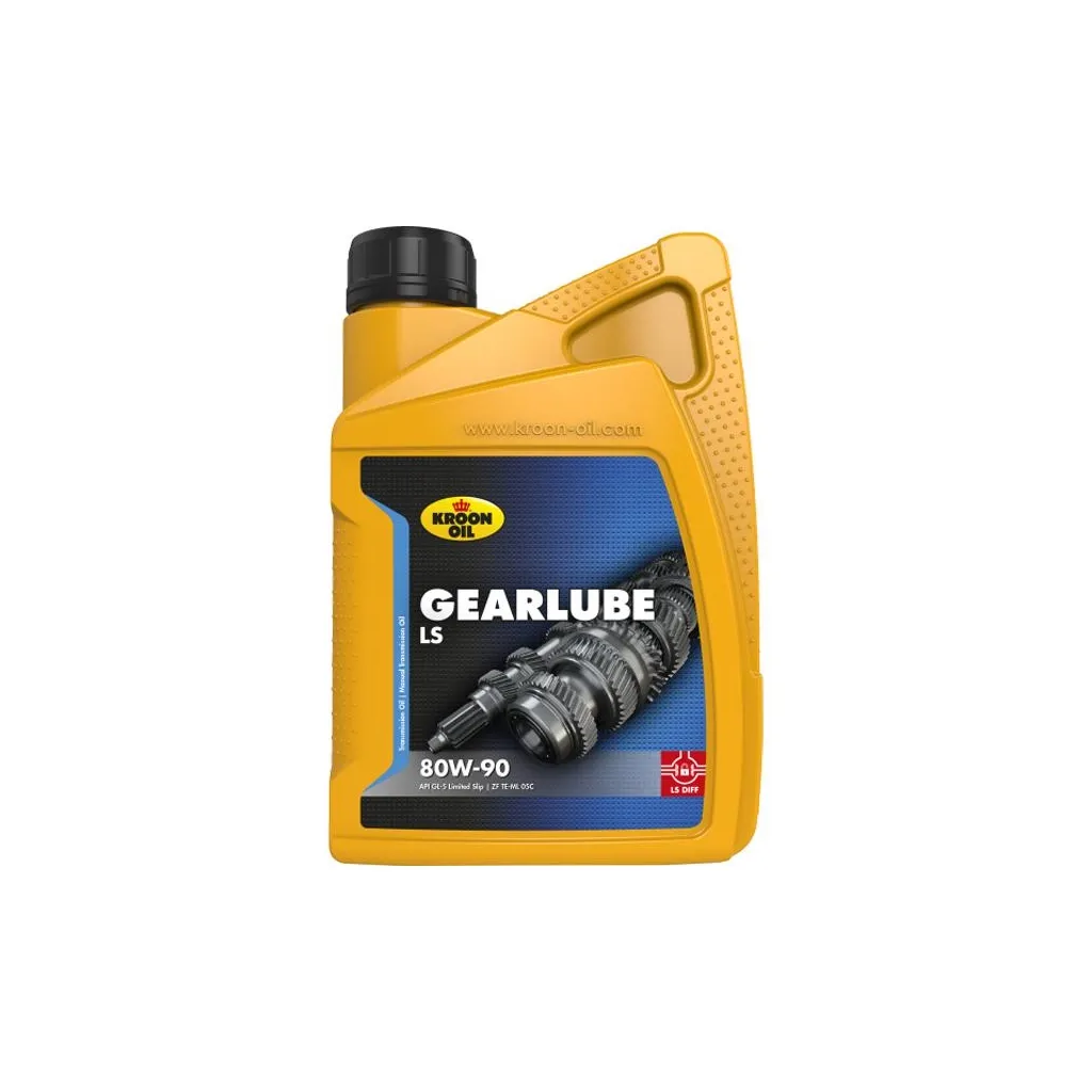 Трансмиссионное масло Kroon-Oil GEARLUBE LS 80W-90 1л (KL 01214)