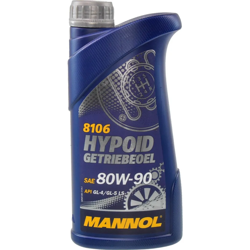 Трансмиссионное масло Mannol HYPOID GETRIEBEOEL 1л 80W-90 (MN8106-1)