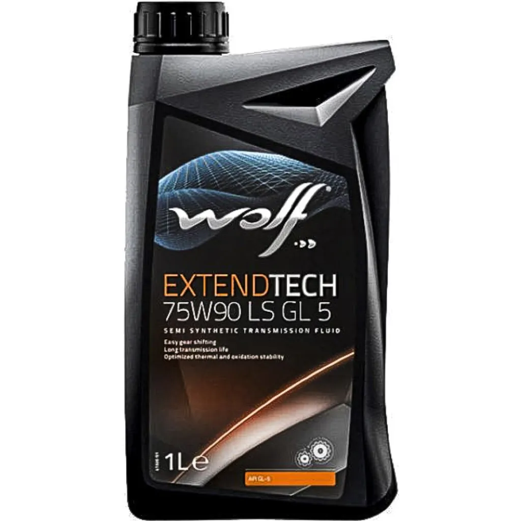 Трансмиссионное масло Wolf EXTENDTECH 75W90 LS GL 5 1л (8300721)