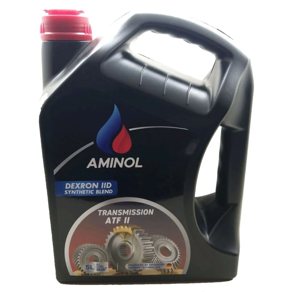 Трансмиссионное масло Aminol Kinetic ATF-IID красная 5л (AM158887)