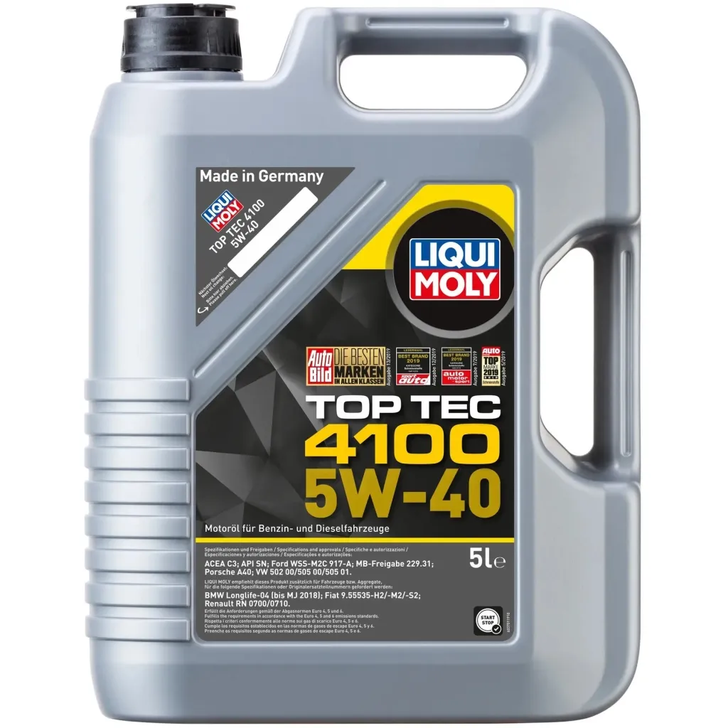 Моторна олива Liqui Moly Top Tec 4100 5W-40 5л (9511)