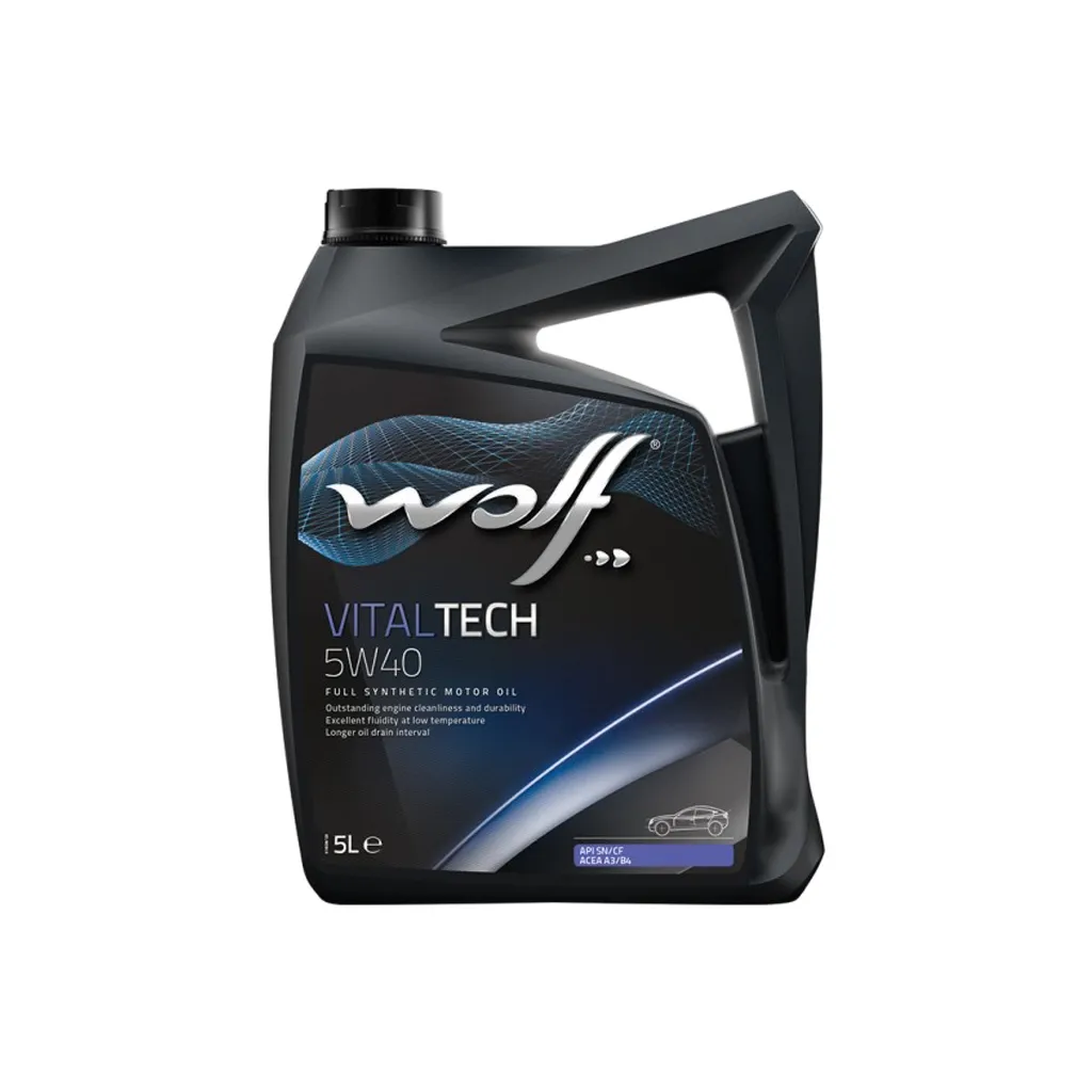 Моторна олива Wolf Vitaltech 5W-40 5л (8311291)