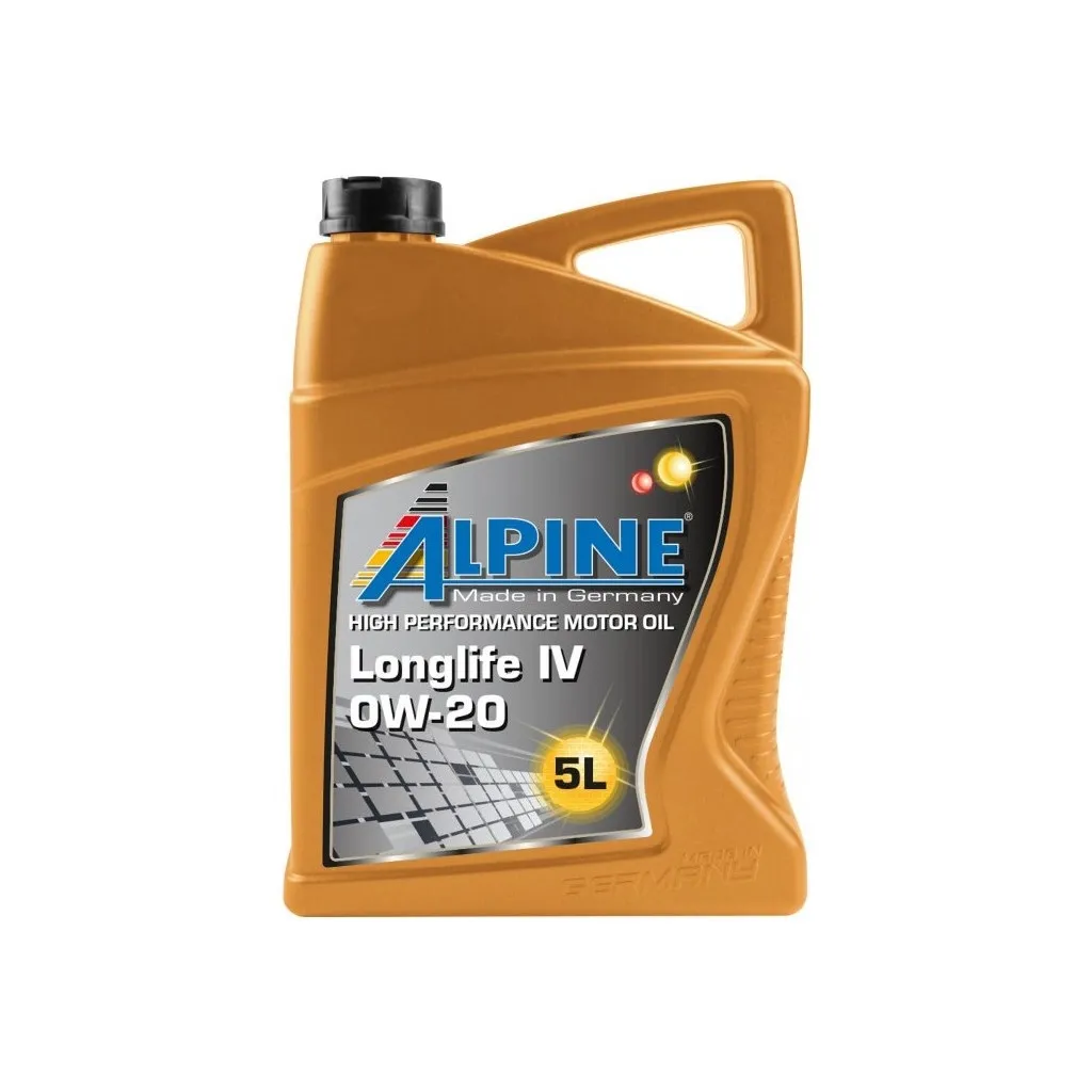 Моторна олива Alpine 0W-20 Longlife IV 5л (1460-5)