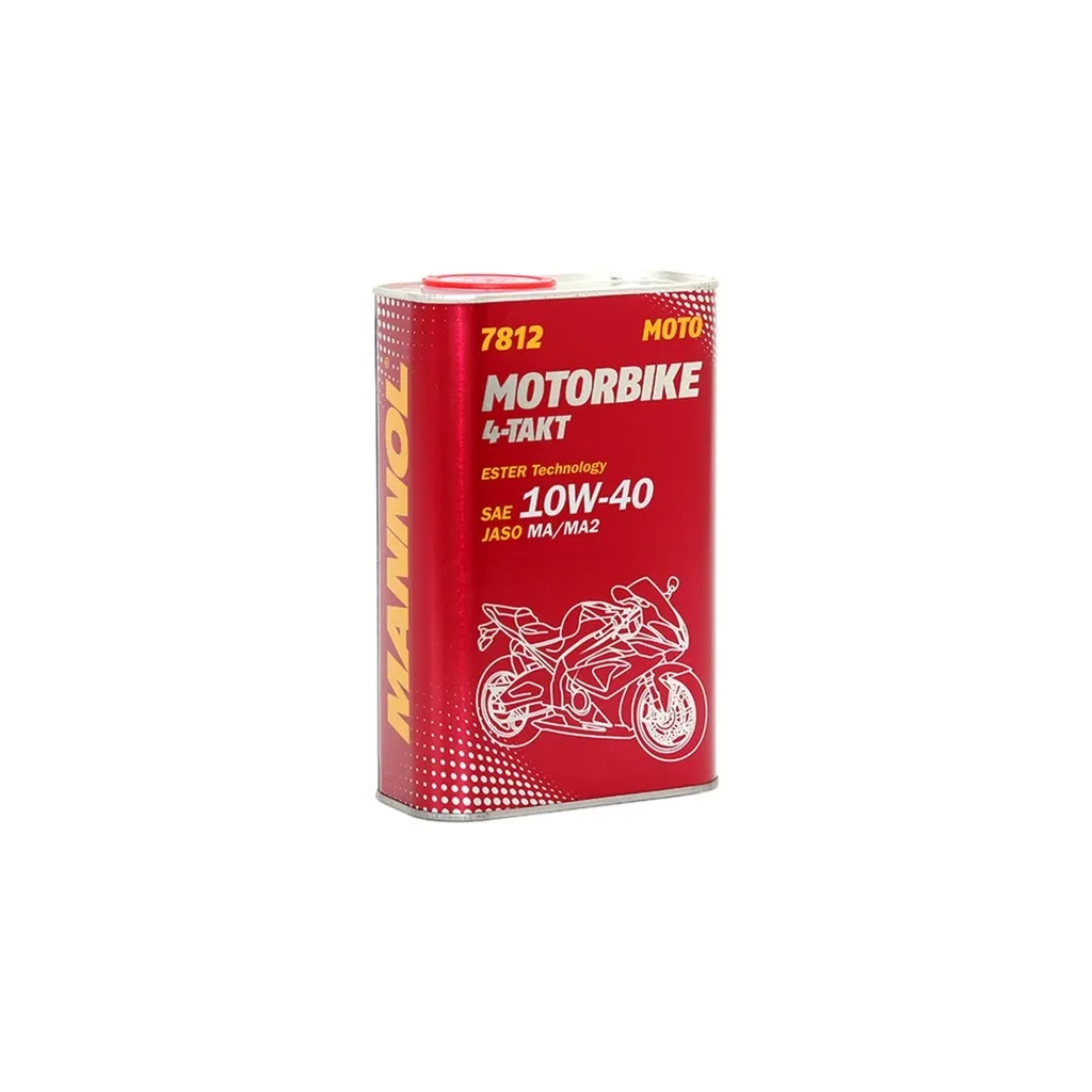Моторное масло Mannol MOTORBIKE 4-TAKT 1л Metal 10W-40 (MN7812-1ME)