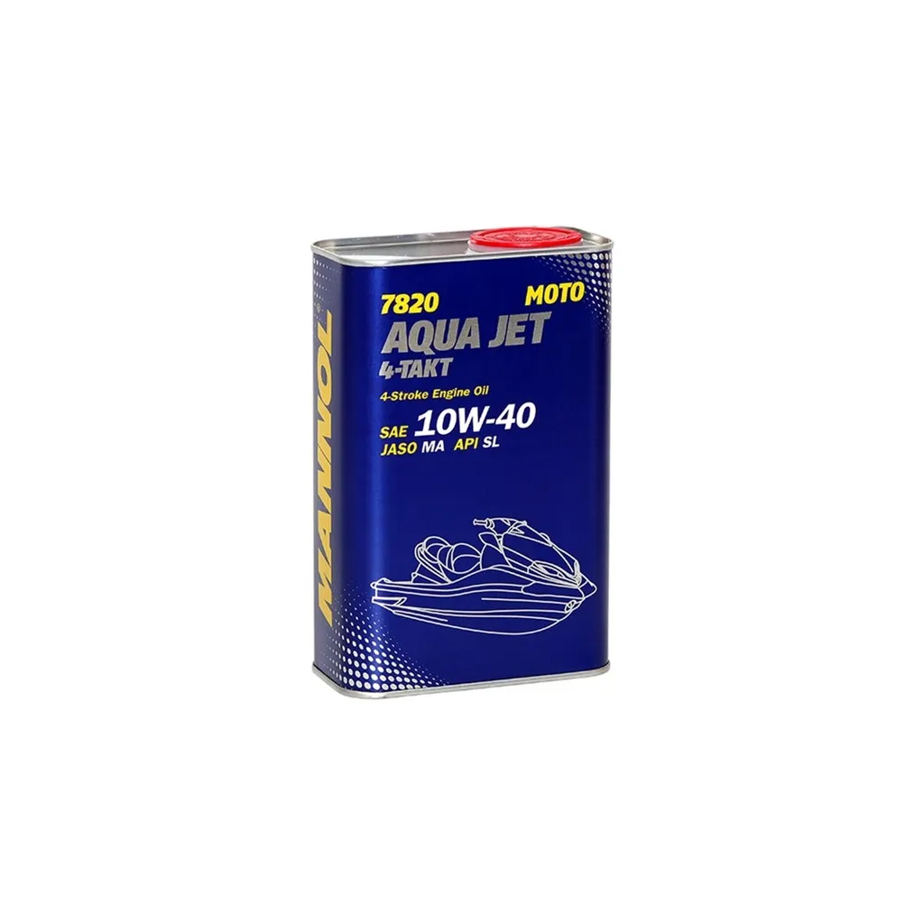 Моторное масло Mannol AQUA JET 4-TAKT 1л Metal 10W-40 (MN7820-1ME)