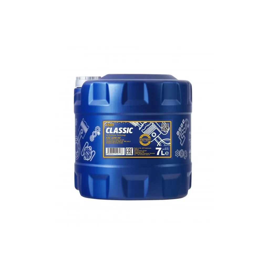 Моторное масло Mannol CLASSIC 7л 10W-40 (MN7501-7)