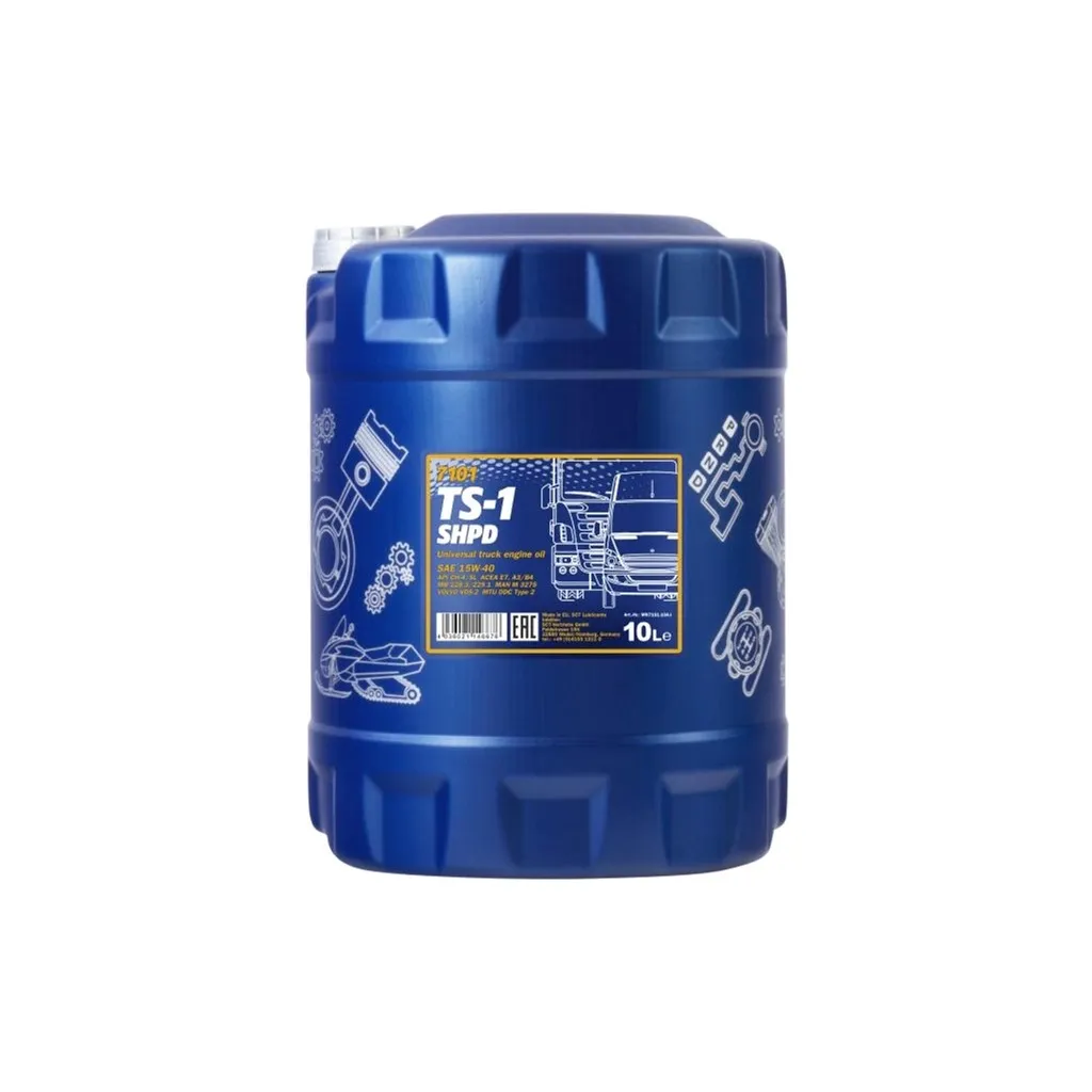 Моторное масло Mannol TS-1 SHPD 10л 15W-40 (MN7101-10)