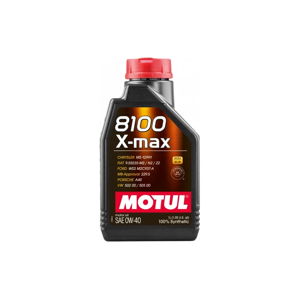 Моторное масло MOTUL 8100 X-max SAE 0W40  1л (348201)